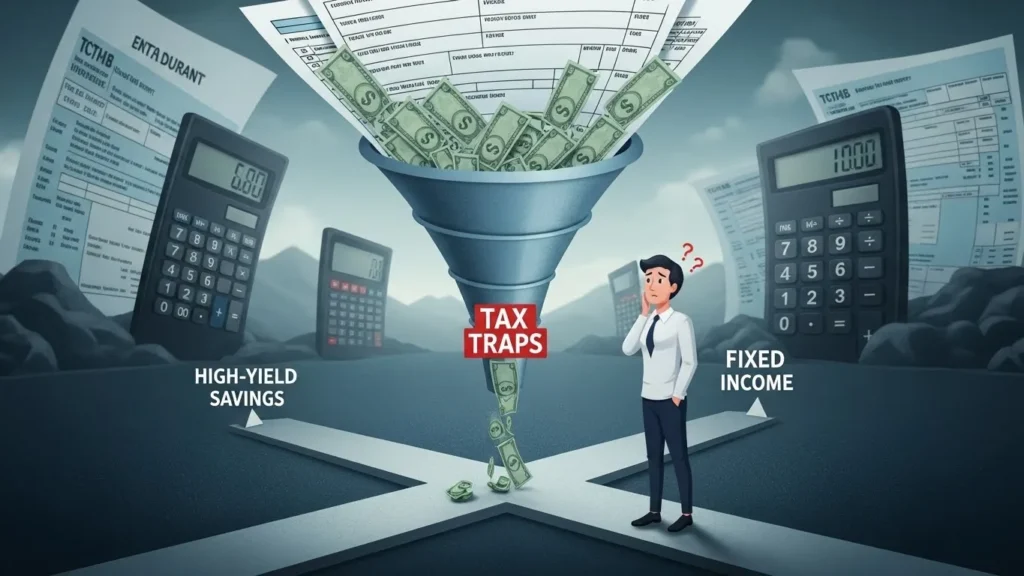 The Tax Traps of High-Yield Savings & Fixed Income — Why “Safe” Returns Often Shrink Faster Than You Expect