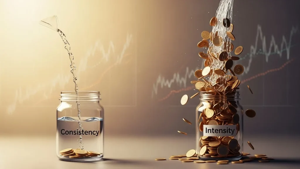 Why Financial Consistency Beats Intensity (And Why Small, Steady Moves Win Every Time)